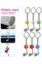 Stylish Keychain Pendant Bag Ornament Golf Keychain with Realistic Golf Design (5496) - 2