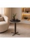 طاولة خدمة سيراميك دائري 4545 SHS-038S BROWN
