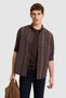 Men's Burgundy Regular-Fit Plaid Long-Sleeve Shirt 50329586-VR074