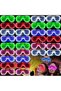 Glow Model 3 Multi-Function Light-Up Shutter Party Glasses, Assorted Colors, 12-Pack (5496) - 4
