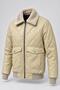 Winter Faux Leather Jacket with Fur-Trimmed Collar and Quilted Padding KMD 862_50543 - 2