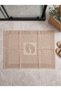 Set of 2 100% Cotton Footprint Bath Mats
