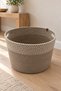 Amaterasu Jute Straw Basket, Organizer Basket, Woven Basket 40 cm x 30 cm - 4