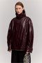 Leather Jacket Bordo