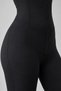 Women's Trend Thermal Black Slimming Jumpsuit 4843 - 5