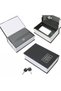 SMALL = 114 x 80 x 45 mm BOOK-STYLE LOCKABLE CASE - COLORFUL PIGGY BANK (5496)