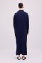 FISHERMAN'S COLLAR ZIPPERED MAXI KNIT DRESS - 6