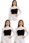 3 Pcs Neck-Collar Sleeves for Hijab Wear