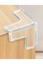 Set of 8 Transparent Silicone Table Edge Protectors (5496) - 4