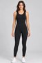 Women's Trend Thermal Black Slimming Jumpsuit 4843 - 4