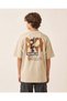 Senior Boys Beige Printed T-Shirt - 4