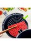 Colorful, Heat-Resistant, Washable Silicone Oven and Air Fryer Round Baking Mat, 23 cm (5496) - 5