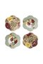 Laverna Bone 22 cm 4-Piece Plate Set