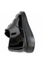 Men's Black Glossy Faux Leather Classic Lace-Up Shoes – Textured Surface, Thick Sole, Wedding Shoes - 2
