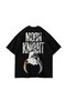 Moon Knight v1 Printed Black Oversized T-Shirt
