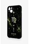iPhone 14 Plus/15 Plus Compatible Silicone Case with Virgo Zodiac Sign Design - 4