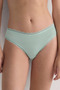 Modal & Cotton Lace Cheeky Panties, Light Green