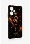 Poco F5 Compatible Silicone Case with Leo Zodiac Sign Pattern - 3
