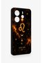 Redmi Note 14 4G-Compatible Leo Zodiac-Themed Patterned Silicone Case - 3