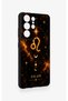 Samsung S21 Ultra Compatible Leo Zodiac-Themed Patterned Silicone Case - 3