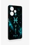 Infinix Hot 30 Compatible Silicone Case with Pisces Zodiac Sign Design - 3