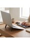 2-Stage Foldable Laptop Stand – Self-Powered Adhesive, Ergonomic Tablet Riser - 4