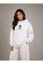 White Hooded Oversized Unisex Sweatshirt HC-HD-233
