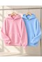 Unisex Set of Two Basic 100% Cotton Hooded Sweatshirts