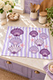 Lilac Shells Seashell Lilac Striped Pattern Digitally Printed 2-Piece Kitchen Towel Set, 35x55 cm - 6