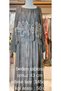 Silk Dress with Ethnic Patterned Woven Fabric on the Front, Lined, Standard Size - 2