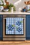 Blueberry Picnic Wild Blueberry Checked Pattern Digitally Printed 2-Piece Kitchen Towel Set, 35x55 cm - 2