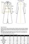 Plus-Size Suede Trench Coat with Collar Detail and Sleeve Detail, BLACK 6931 - 7