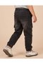 Boys Black Cargo Joggers - 4