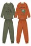 Girls' and boys' jersey pajama sets