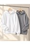 Unisex Set of Two Basic 100% Cotton Hooded Sweatshirts