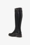 Snow Black Leather Women's Boots - 2