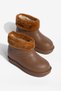 F003 Children's Fur-Trimmed Boots for Everyday Wear - 2
