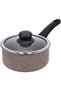 Delcasa Granite Coated Non stick Smart Cookware Set 9Pcs DC1577BGE Induction Compatible 26cm Casserole + Lid 20cm Casserole + Lid, 26cm Frypan, 24cm Wok Pan,16cm Saucepan - 6