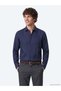 Straight Regular Fit Long-Sleeve Woven Casual Shirt 10158933