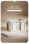 Clothing Storage Box,Foldable Wardrobe Storage Bag(White) - 6
