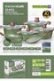 10pcs Kitchencraft Die-Cast Aluminum Cookware Set RF12951 Granite Coated 4mm Induction Base, Wood-Finish Handles Tempered Glass Lid Assorted Color Sets - 5
