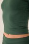x Melodi Green Long-Sleeved Short Blouse, Long, Fitted - 3