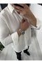 Men's Oversized Cotton Long-Sleeve Shirt - 4