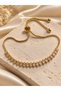 Zircon Shuttlecock-Stone Steel Bracelet with Lift Mechanism—Tarnish-Resistant Gold Plating with Rhodium Protection - 2