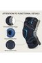 Prim Airtex Pro Hinged Knee Brace, Breathable Articulated Knee Orthosis with Dual Polycentric Hinges and Padded Patellar Rim, 33.5 cm, Sizes S, M, L, XL and XXL - 3