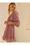 Rochie mini, roz - 3