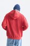 Textured Hooded Sweatshirt with Zipper - 6