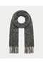 Nordic Mohair Tasseled Detail, Wool-Textured, Premium Thick-Textured and Fluffy Pinterest Scarf (200 x 45 cm) - 4