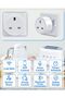 SKY-TOUCH 1 PACK WiFi Smart Plug, 16A Smart Outlet Plug Socket Compatible with Alexa, Smart Life APP Wireless Remote Control, with Remote Control & Voice Control, Timer Function, No Hub Required - 4