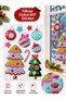 New Year's Window Sticker, 21x36 cm – Colorful Christmas Tree